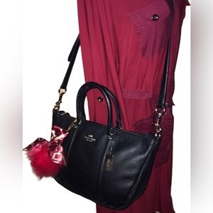 ❤️❤️❤️Authentic - Coach Black leather bag (Used)